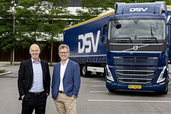 Volvo Trucks va fournir 300 poids lourds électriques au transporteur et logisticien DSV